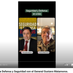 Conversatorio “Seguridad y Defensa en Crisis” con el General Gustavo Matamoros y Fernando Basto C.